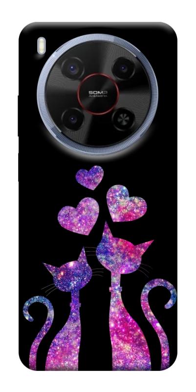 Чохол itsPrint Космічні коти для ZTE Nubia V70 Max, кохання, купити оптом з доставкою