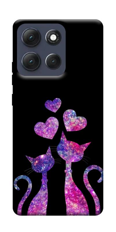 Чехол itsPrint Космические коты для Motorola Moto G86 Power, любовь, купить оптом с доставкой