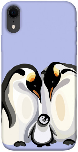Чехол itsPrint Penguin family для Apple iPhone XR (6.1")