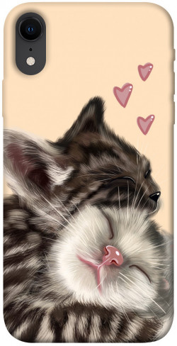 Чехол itsPrint Cats love для Apple iPhone XR (6.1")