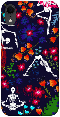 Чехол itsPrint Yoga skeletons для Apple iPhone XR (6.1")