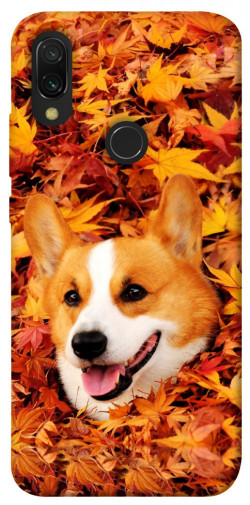Чехол itsPrint Корги в листьях для Xiaomi Redmi 7