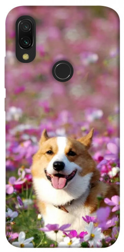 Чохол itsPrint Коргі в квітах для Xiaomi Redmi 7