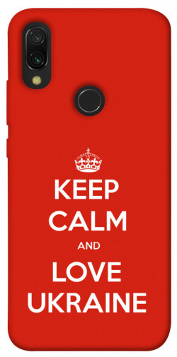 Чехол itsPrint Keep calm and love Ukraine для Xiaomi Redmi 7