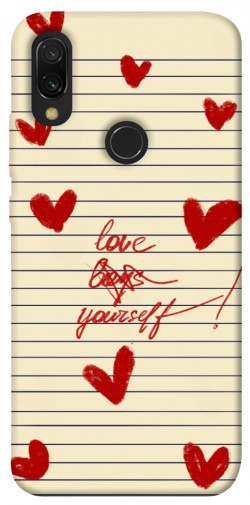 Чохол itsPrint Love yourself для Xiaomi Redmi 7