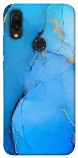 Чехол itsPrint Синий с золотом для Xiaomi Redmi 7
