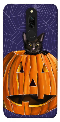 Чохол itsPrint Cat and pumpkin для Xiaomi Redmi 8