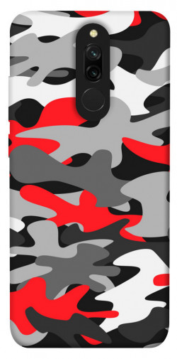 Чехол itsPrint Красно-серый камуфляж для Xiaomi Redmi 8