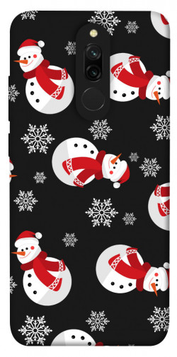 Чехол itsPrint Снеговики для Xiaomi Redmi 8