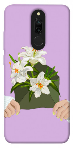 Чехол itsPrint Flower message для Xiaomi Redmi 8