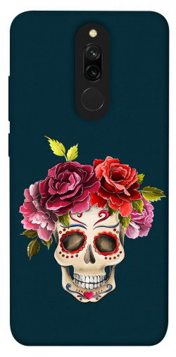 Чохол itsPrint Flower skull для Xiaomi Redmi 8