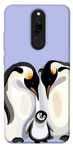 Чохол itsPrint Penguin family для Xiaomi Redmi 8