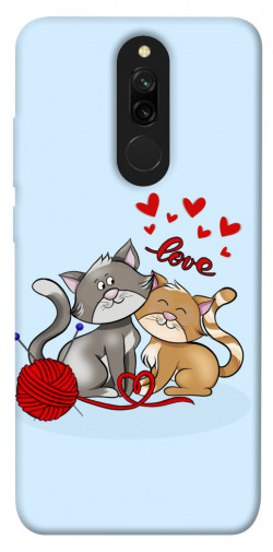 Чохол itsPrint Два коти Love для Xiaomi Redmi 8