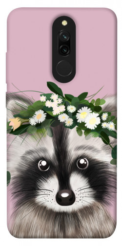 Чехол itsPrint Raccoon in flowers для Xiaomi Redmi 8