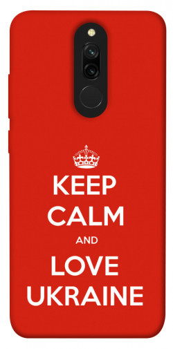 Чохол itsPrint Keep calm and love Ukraine для Xiaomi Redmi 8