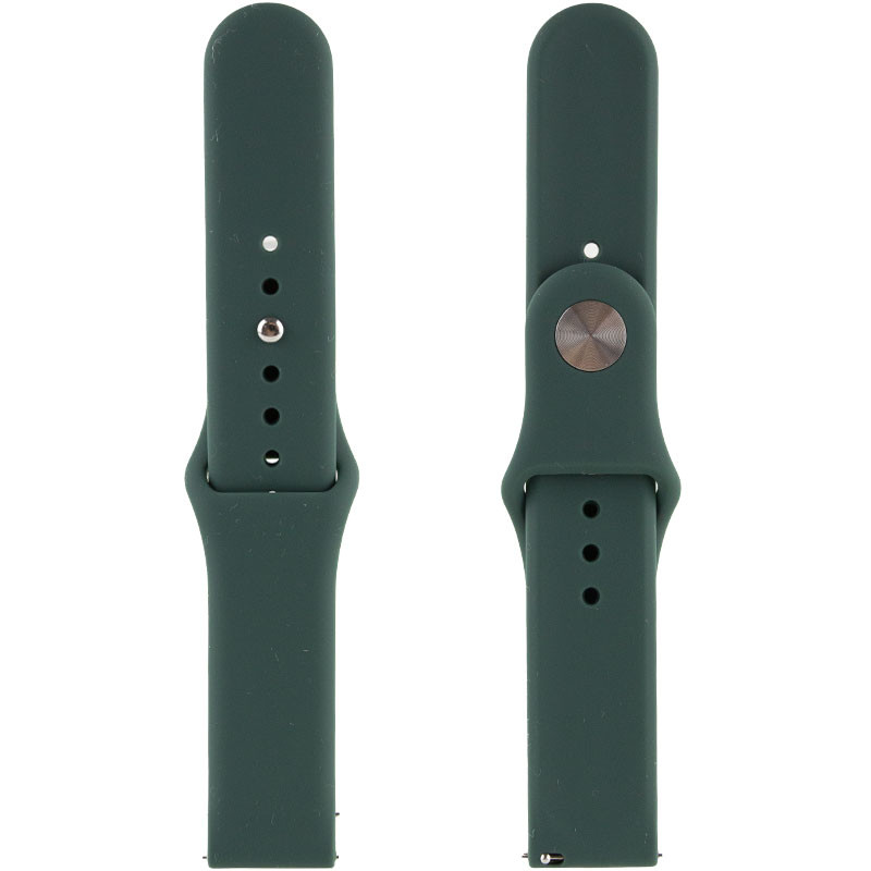 Силиконовый ремешок Sport для Xiaomi Amazfit/Samsung 20 mm смотреть фото №2