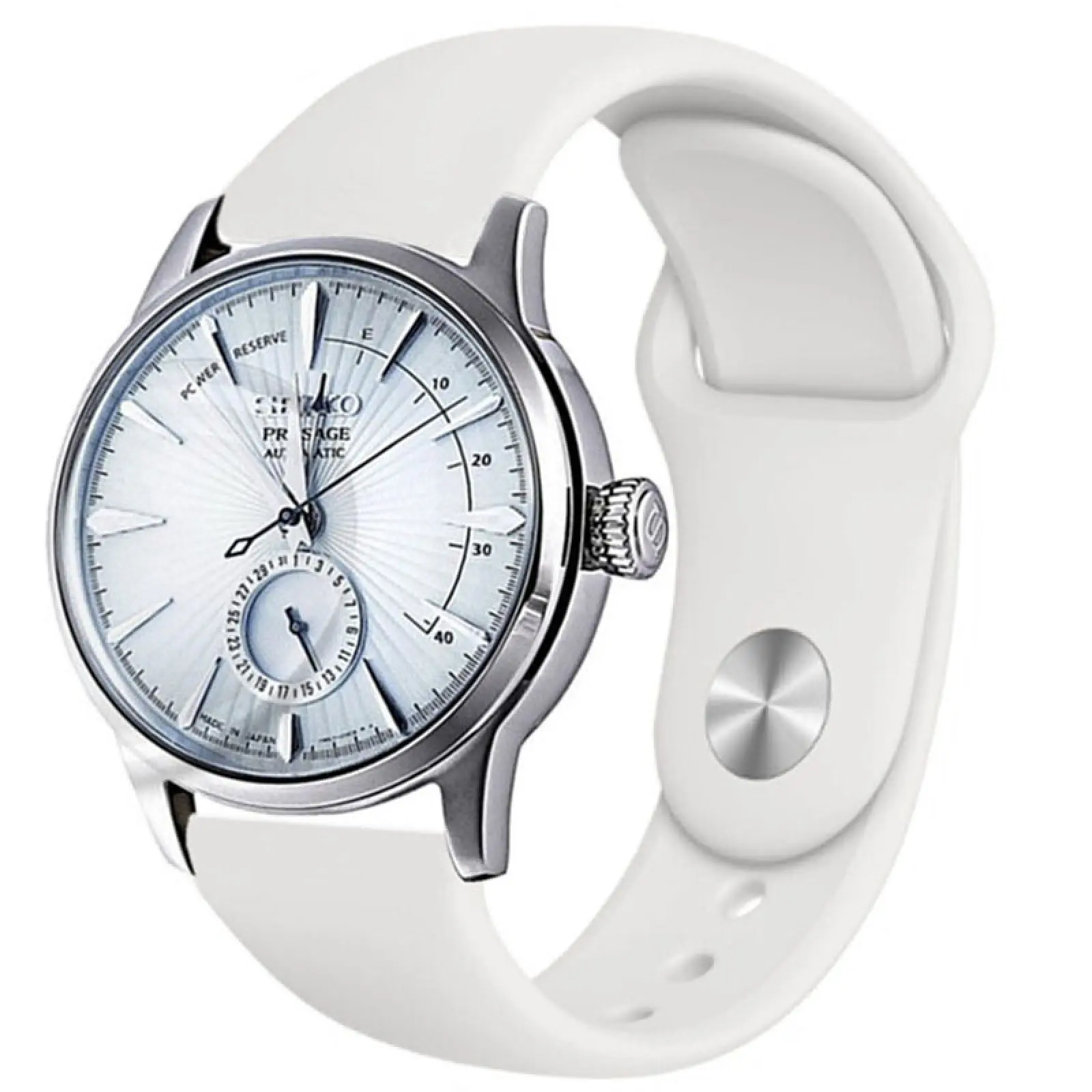 Силіконовий ремінець Sport для Smart Watch 22mm, Білий / White 1, Силікон (TPU), купити оптом з доставкою