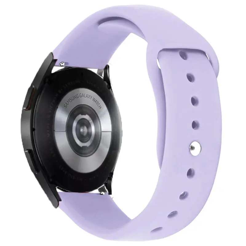 Силиконовый ремешок Sport для Smart Watch 20mm, Сиреневый / Dasheen, Силикон (TPU), купить оптом с доставкой