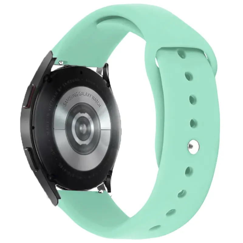 Силиконовый ремешок Sport для Smart Watch 22mm, Бирюзовый / Light Turquoise, Силикон (TPU), купить оптом с доставкой