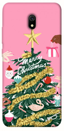 Чехол itsPrint Праздничная елка для Xiaomi Redmi 8a