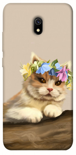Чехол itsPrint Cat in flowers для Xiaomi Redmi 8a