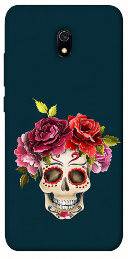 Чохол itsPrint Flower skull для Xiaomi Redmi 8a