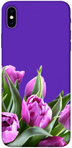 Чехол itsPrint Тюльпаны для Apple iPhone XS Max (6.5")
