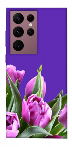 Чехол itsPrint Тюльпаны для Samsung Galaxy S22 Ultra