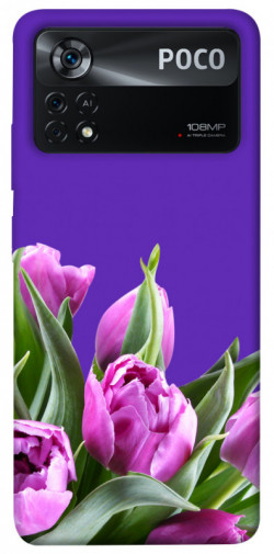 Чехол itsPrint Тюльпаны для Xiaomi Poco X4 Pro 5G