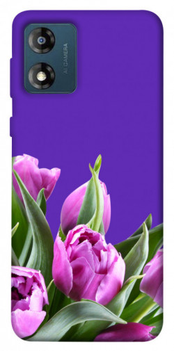 Чехол itsPrint Тюльпаны для Motorola Moto E13