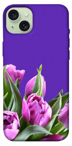 Чехол itsPrint Тюльпаны для Apple iPhone 15 Plus (6.7")