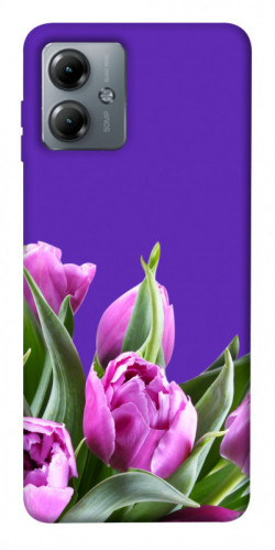 Чехол itsPrint Тюльпаны для Motorola Moto G14