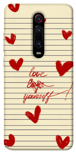 Чехол itsPrint Love yourself для Xiaomi Redmi K20 / K20 Pro / Mi9T / Mi9T Pro