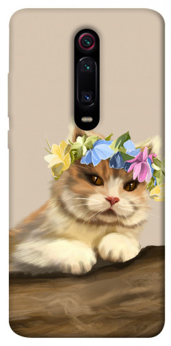 Чохол itsPrint Cat in flowers для Xiaomi Redmi K20 / K20 Pro / Mi9T / Mi9T Pro