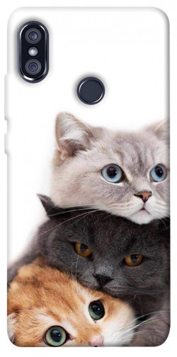 Чехол itsPrint Три кота для Xiaomi Redmi Note 5 Pro / Note 5 (AI Dual Camera)