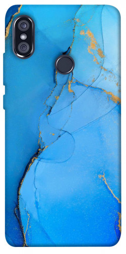 Чехол itsPrint Синий с золотом для Xiaomi Redmi Note 5 Pro / Note 5 (AI Dual Camera)