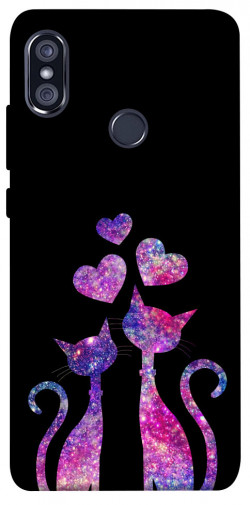 Чохол itsPrint Космічні коти для Xiaomi Redmi Note 5 Pro / Note 5 (AI Dual Camera)