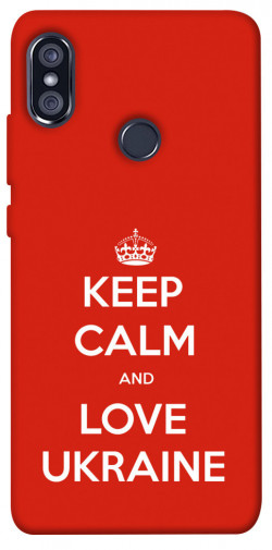 Чохол itsPrint Keep calm and love Ukraine для Xiaomi Redmi Note 5 Pro / Note 5 (AI Dual Camera)