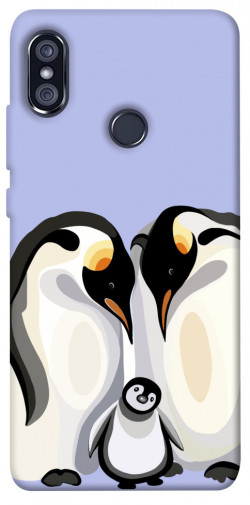 Чохол itsPrint Penguin family для Xiaomi Redmi Note 5 Pro / Note 5 (AI Dual Camera)
