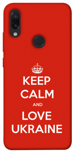 Чехол itsPrint Keep calm and love Ukraine для Xiaomi Redmi Note 7 / Note 7 Pro / Note 7s