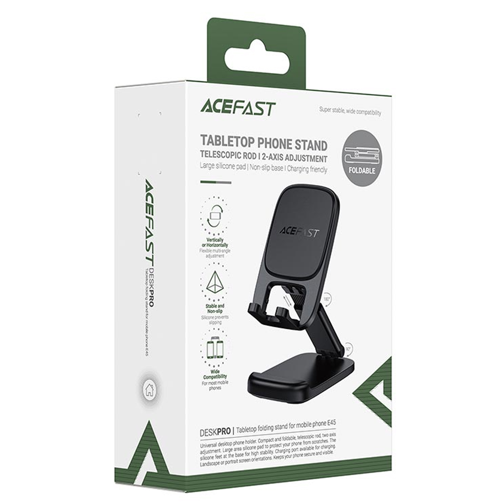 Подставка для телефона Acefast E45 Tabletop, Black 4, купить оптом с доставкой