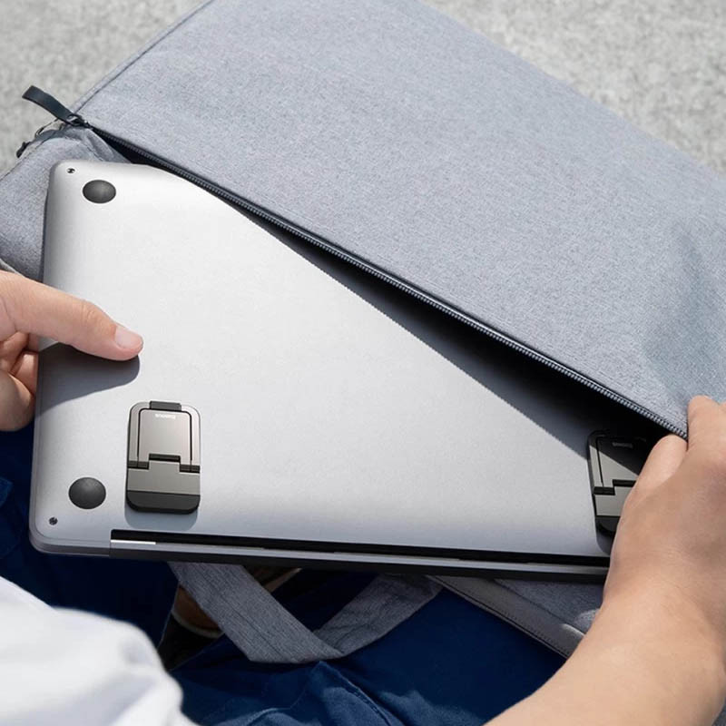 Подставка для ноутбука Baseus Slim Laptop Kickstand (2шт) (LUZC00001), Gray 4, купить оптом с доставкой