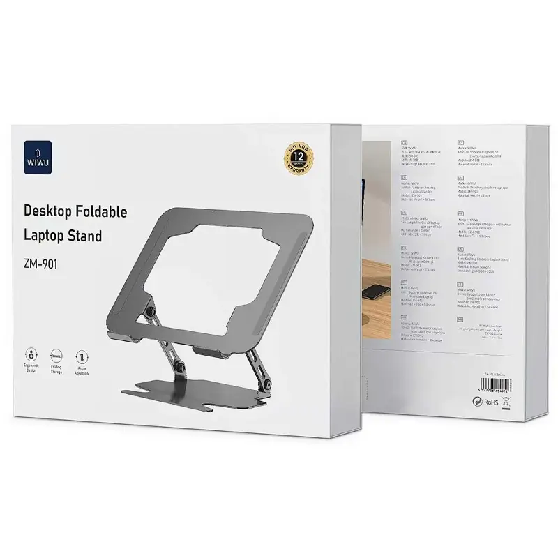 Подставка для ноутбука WIWU ZM-901 Laptop Stand, Grey 1, купить оптом с доставкой