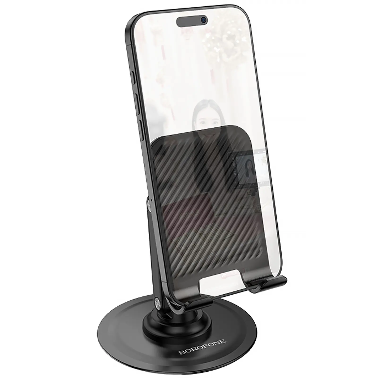 Підставка для телефону Borofone BH128 Admirado, Black 2, купити оптом з доставкою