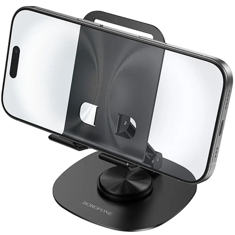 Підставка для телефону Borofone BH138 Fit metal, Black 4, купити оптом з доставкою