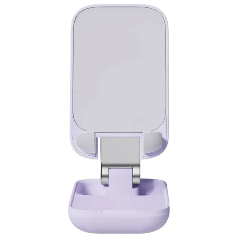 Подставка для телефона Baseus Seashell with Mirror (B10551501511), Nebula Purple 3, купить оптом с доставкой