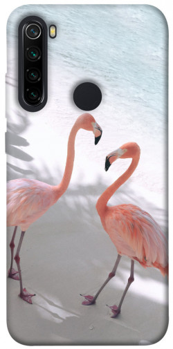 Чехол itsPrint Flamingos для Xiaomi Redmi Note 8