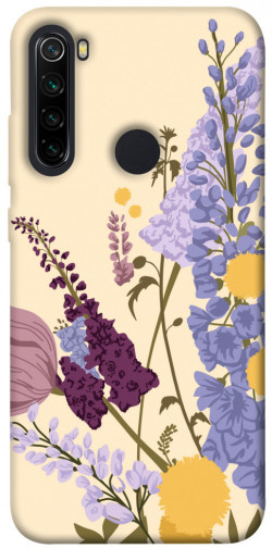 Чехол itsPrint Flowers art для Xiaomi Redmi Note 8