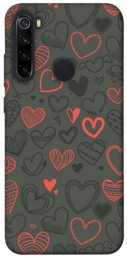 Чехол itsPrint Милые сердца для Xiaomi Redmi Note 8