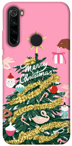 Чехол itsPrint Праздничная елка для Xiaomi Redmi Note 8